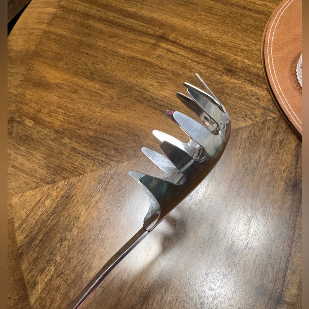 Vintage Stainless ROSTFREI INOX SPAGHETTI CLAW SCOOP 12" - Picture 3 of 8